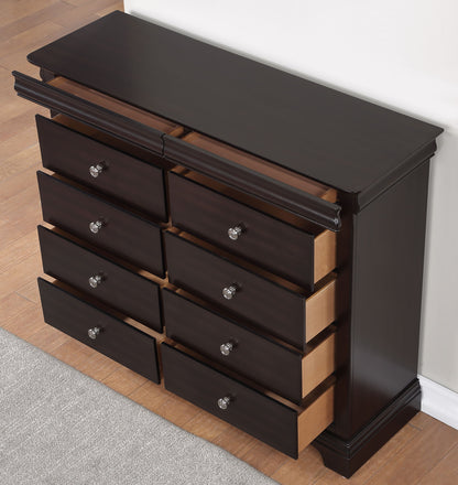 Dominique - Chesser - Dark Brown - Hornell Furniture Outlet