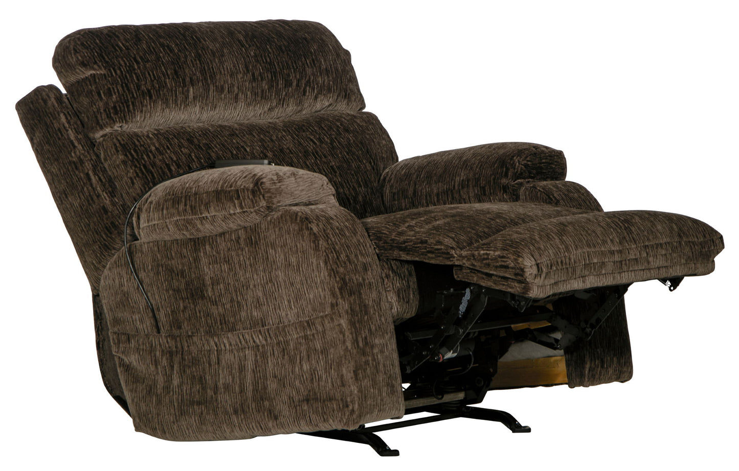 Refresher - Power Headrest Power Rocker Recliner With CR3 Heat / Massage / Lumbar - Hornell Furniture Outlet