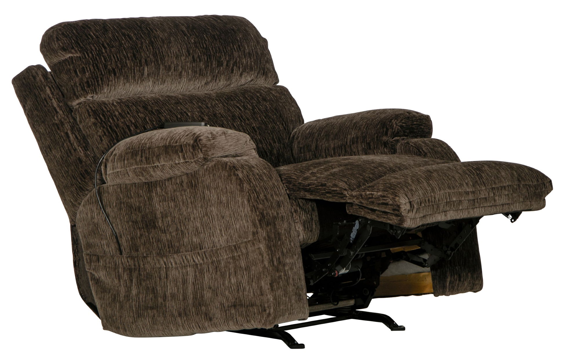Refresher - Power Headrest Power Rocker Recliner With CR3 Heat / Massage / Lumbar - Hornell Furniture Outlet