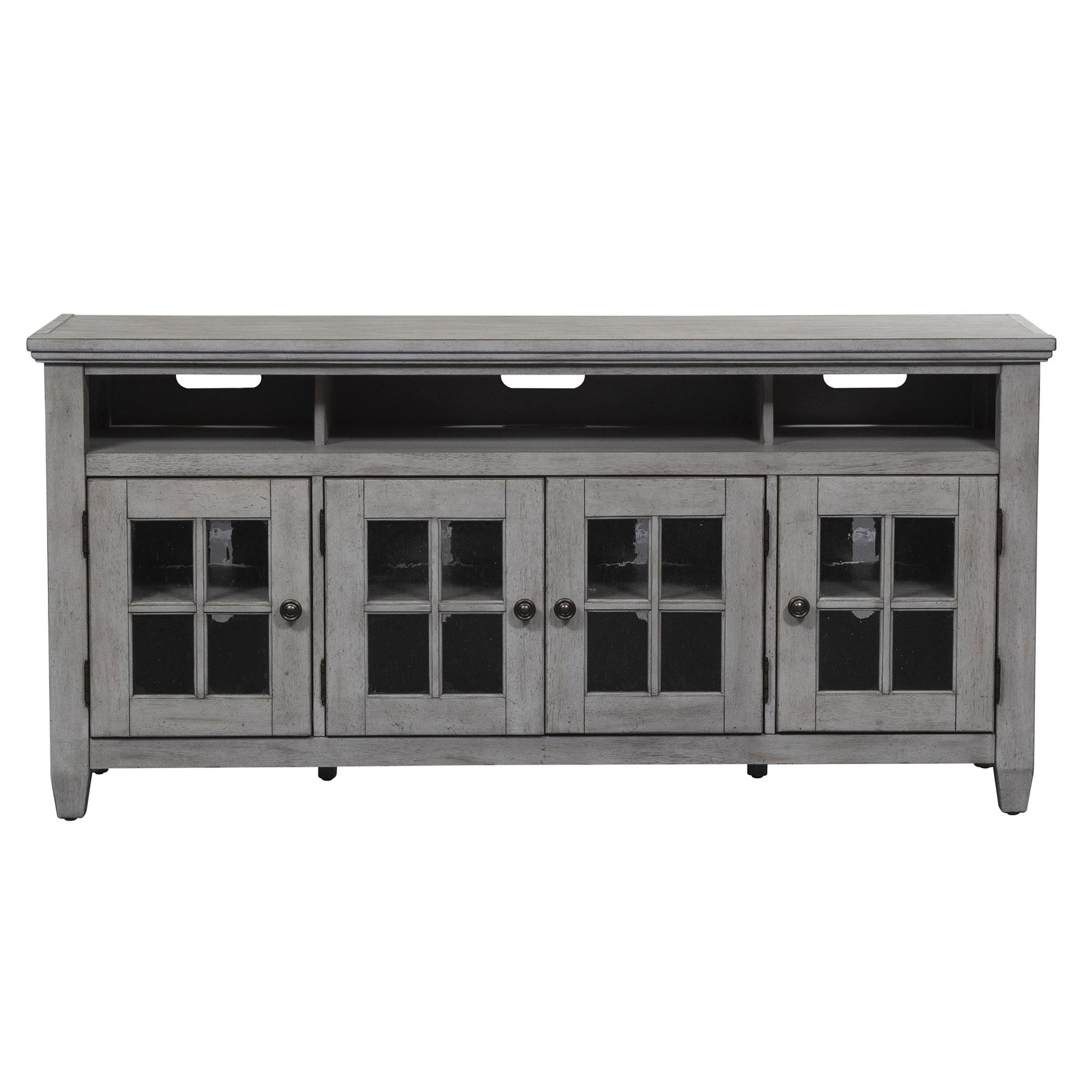 Heartland - Entertainment TV Stand - White - Hornell Furniture Outlet