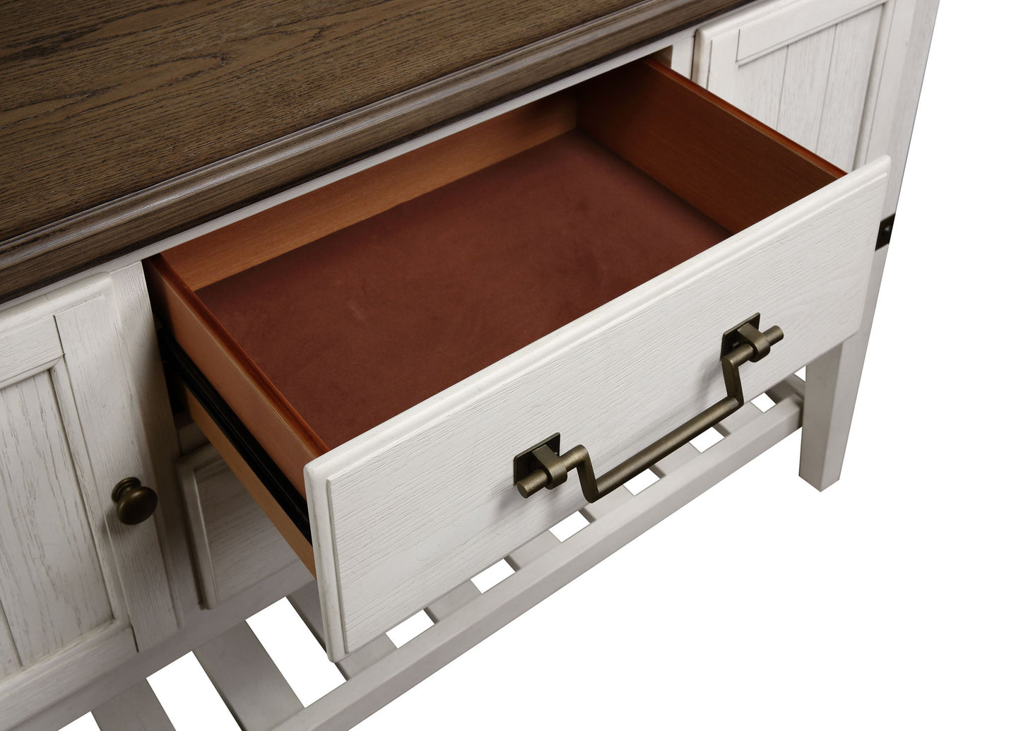 Pendleton - Server - White - Hornell Furniture Outlet