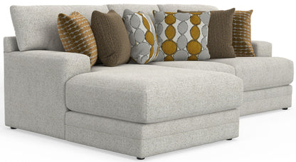 Tori - Sectional With Comfort Coil Seating And Accent Pillows Included - Hornell Furniture Outlet