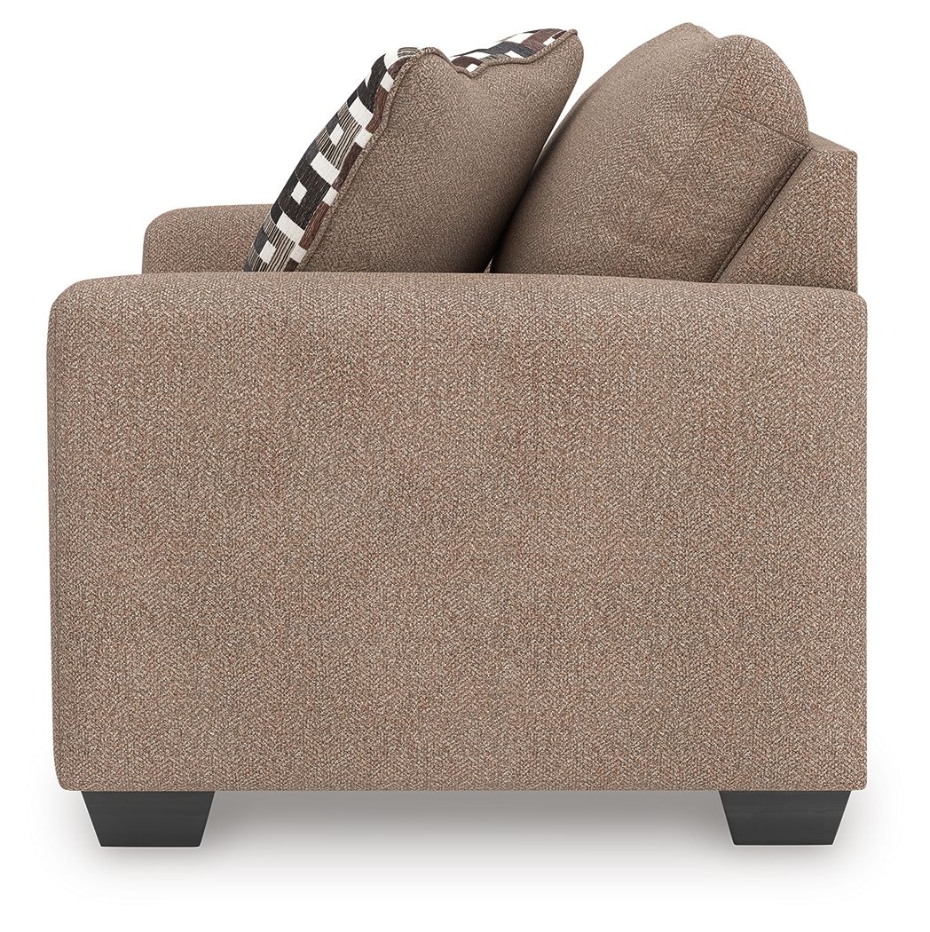 Triston - Peaks - Suede - Chair And A Half - Hornell Furniture Outlet