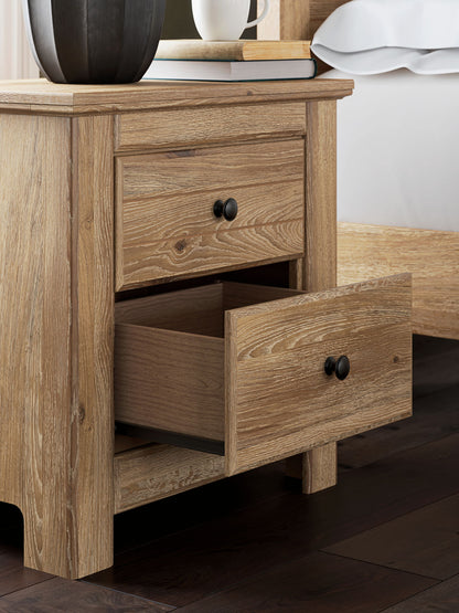 Makidern - Two Drawer Night Stand - Hornell Furniture Outlet