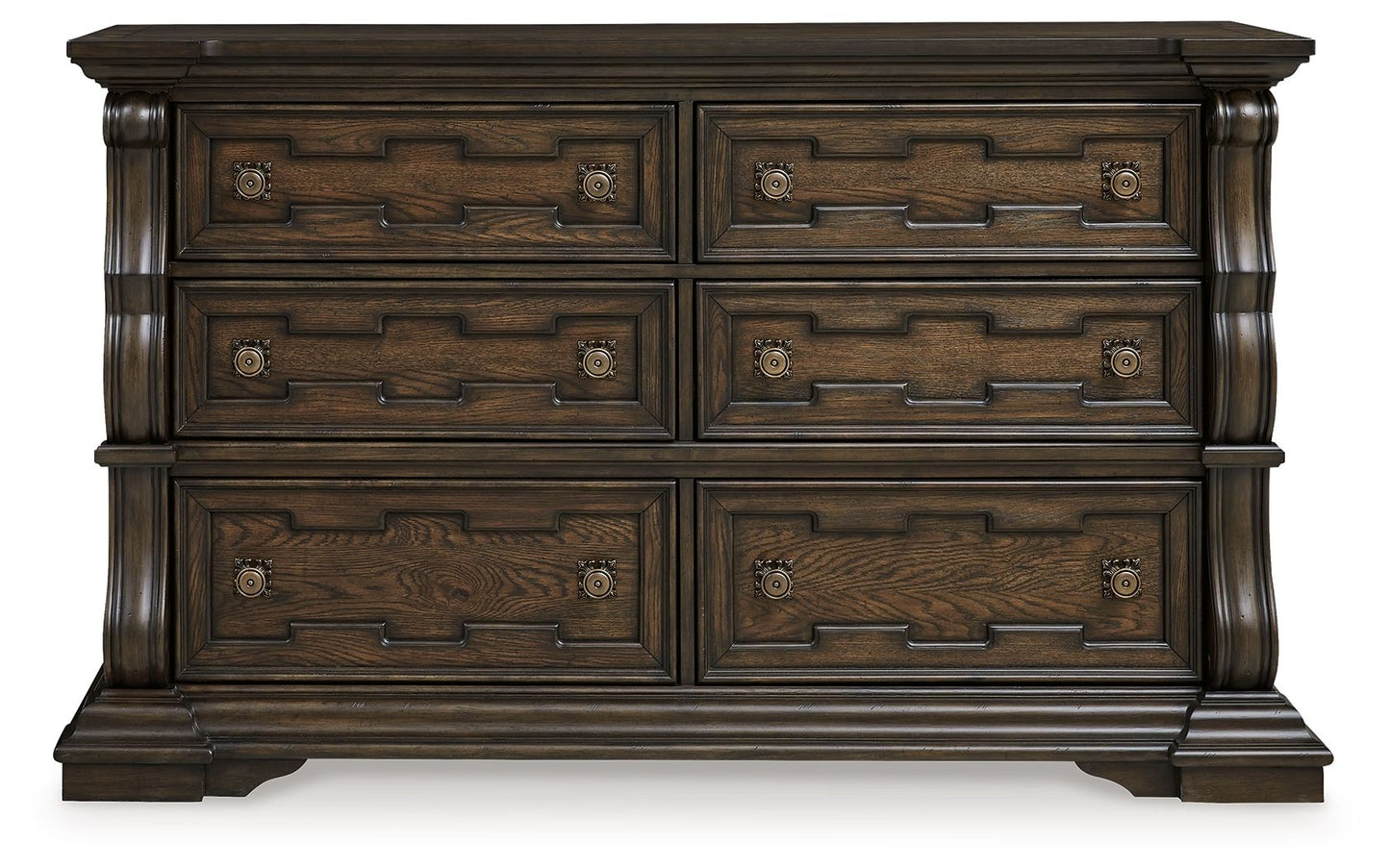 Maylee - Dark Brown - Dresser - Hornell Furniture Outlet
