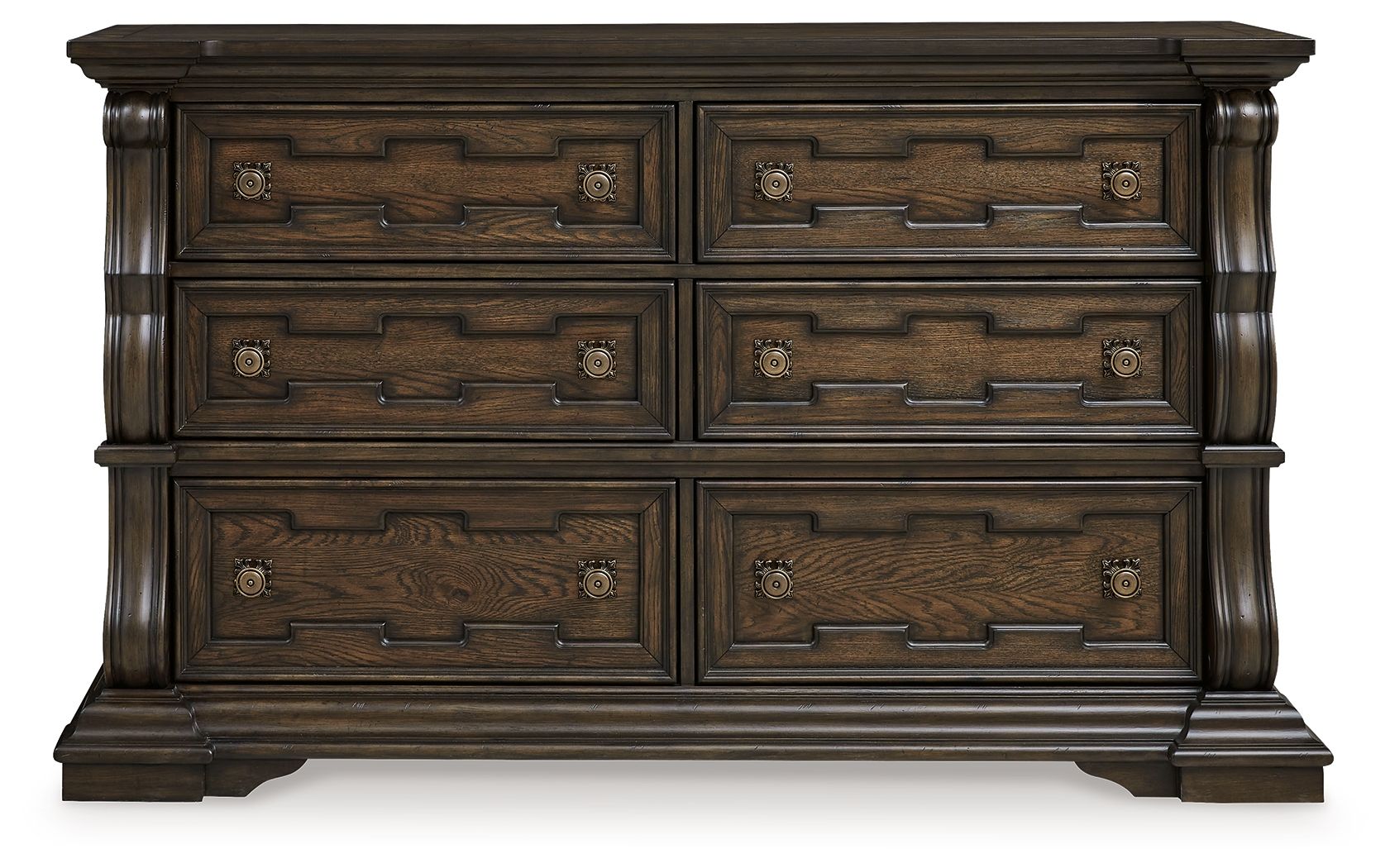 Maylee - Dark Brown - Dresser - Hornell Furniture Outlet