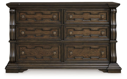 Maylee - Dark Brown - Dresser - Hornell Furniture Outlet