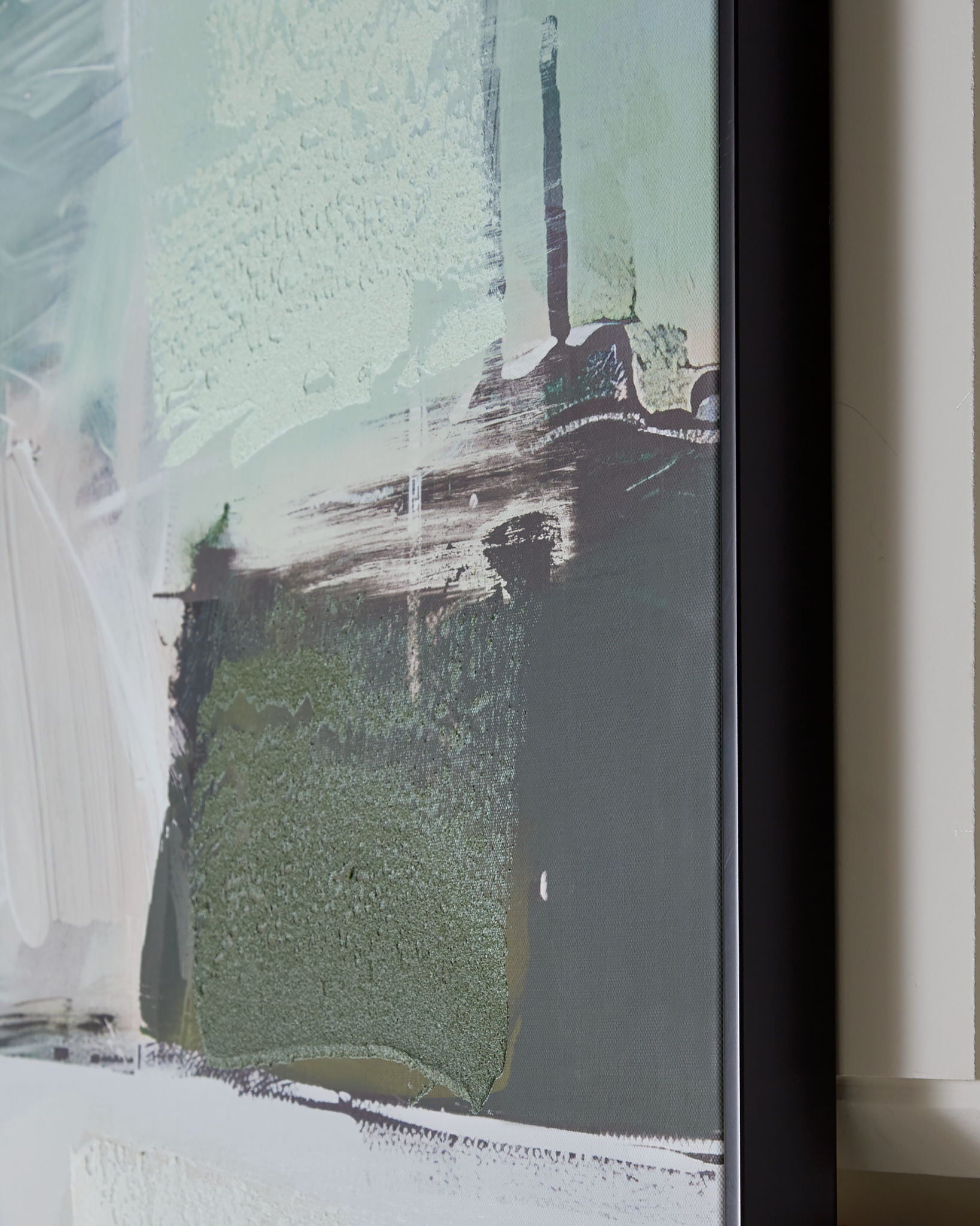 Vinick - Green / Gray / White - Wall Art - Hornell Furniture Outlet
