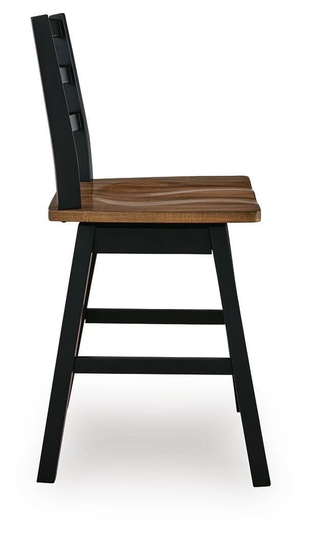 Wildenauer - Swivel Stool (Set of 2) - Hornell Furniture Outlet