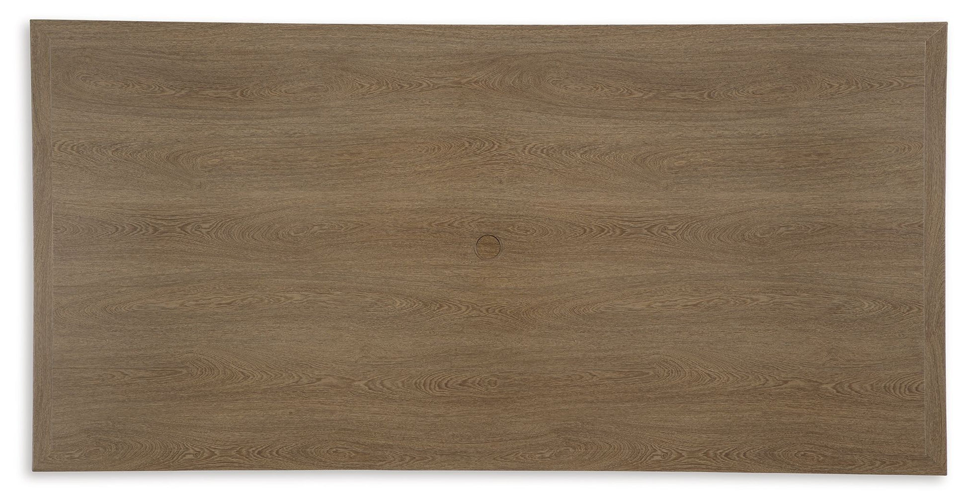 Serene Bay - Dark Brown - Rectangular Dining Table With Umbrella Option - Hornell Furniture Outlet