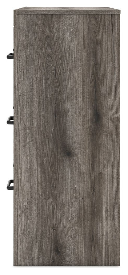 Graystorm - Brown Gray - Six Drawer Dresser - Hornell Furniture Outlet