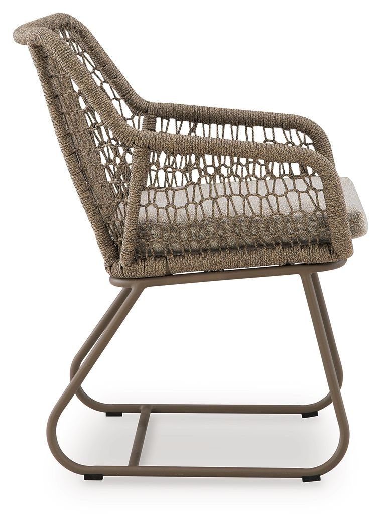 Majors Beach - Outdoor Table And 2 Chairs (Set of 3) - Beige - Hornell Furniture Outlet