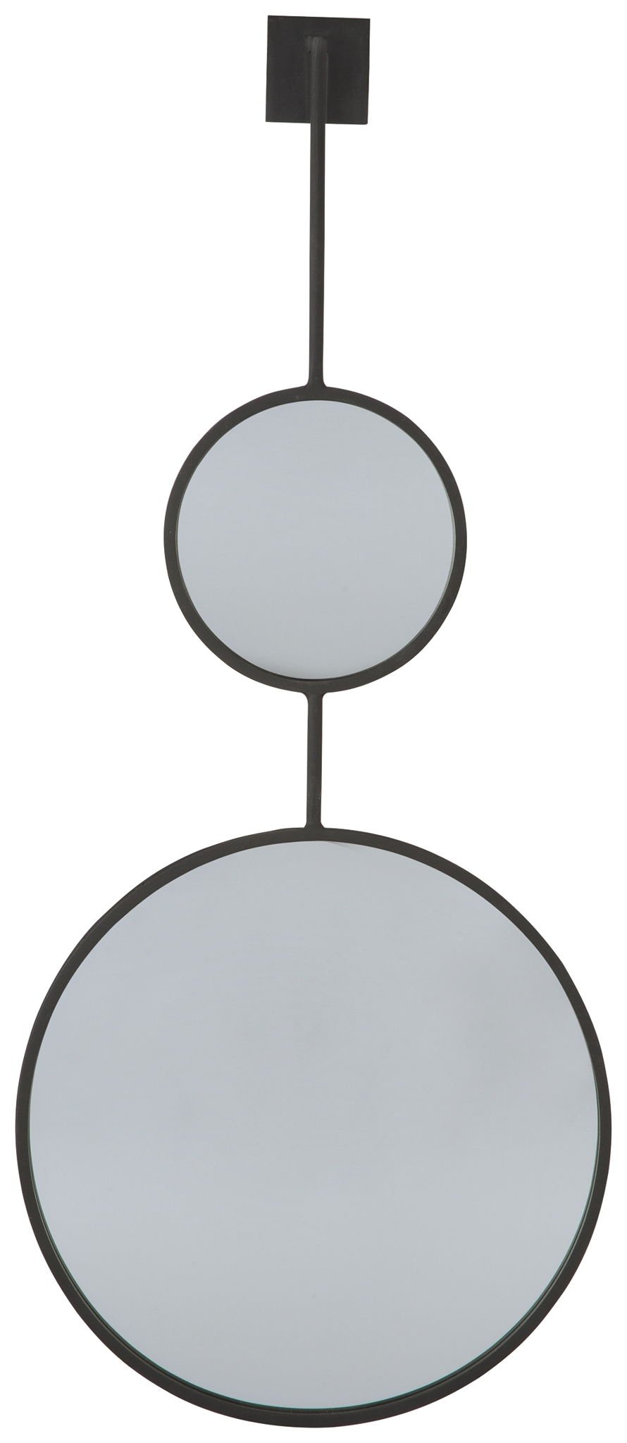 Brewer - Black - Accent Mirror - Hornell Furniture Outlet