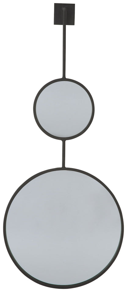 Brewer - Black - Accent Mirror - Hornell Furniture Outlet