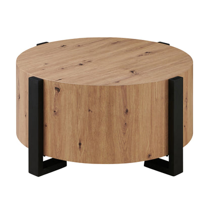 Darcie - Faux Wood Round Table - Hornell Furniture Outlet