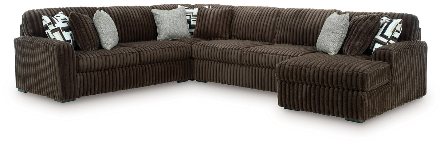Midnight - Madness - Sectional - Hornell Furniture Outlet