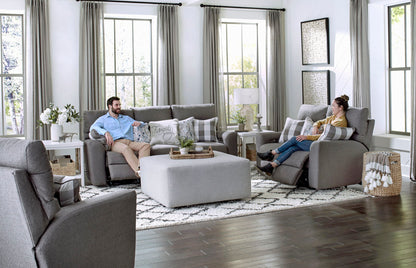 Searsport - Castered Cocktail Ottoman - Hornell Furniture Outlet