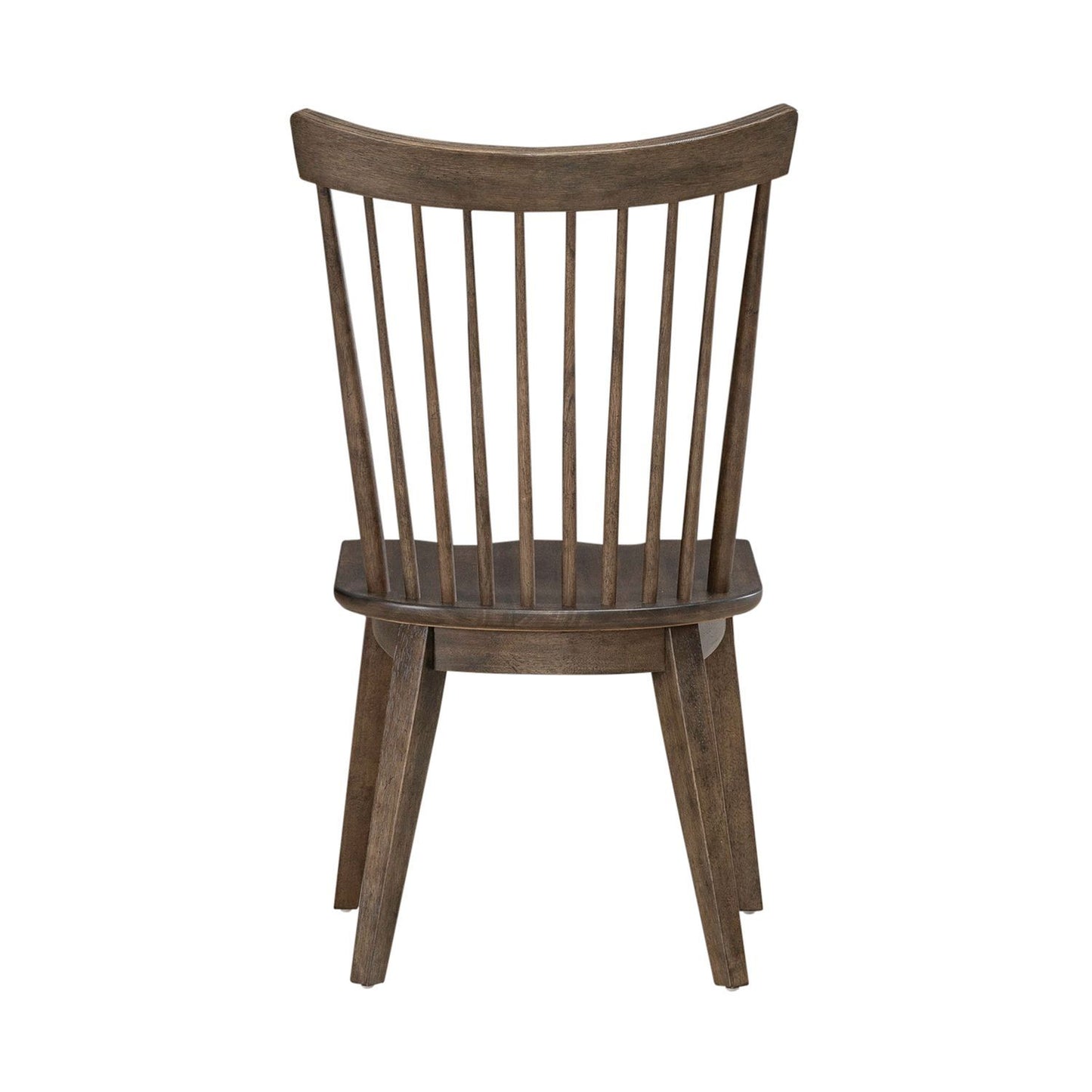 Midland Falls - Spindle Back Side Chair (RTA) - Dark Brown - Hornell Furniture Outlet