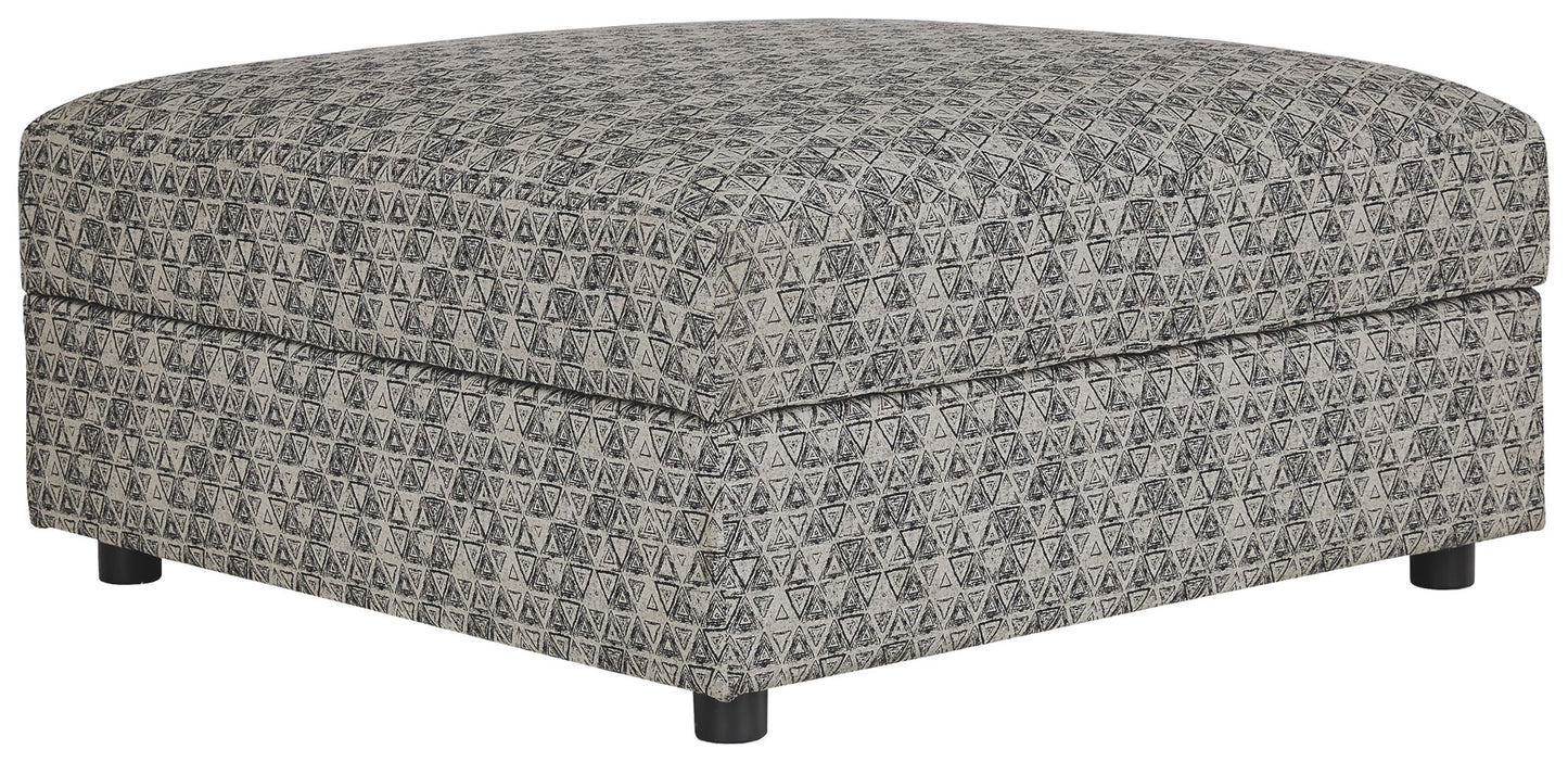 Kellway - Bisque - Ottoman With Storage - Hornell Furniture Outlet