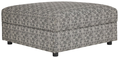 Kellway - Bisque - Ottoman With Storage - Hornell Furniture Outlet