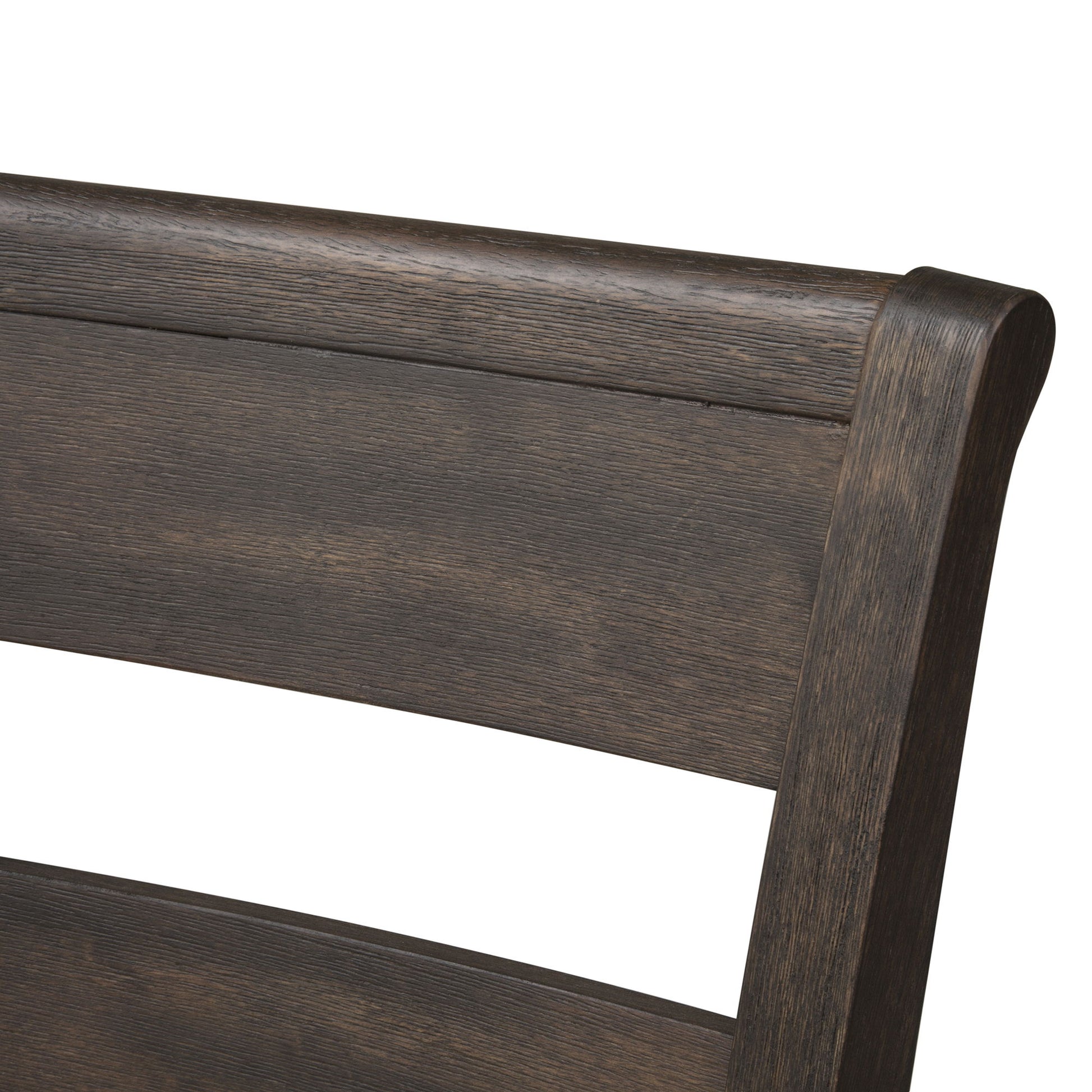 Double Bridge - Splat Back Side Chair - Dark Brown - Hornell Furniture Outlet