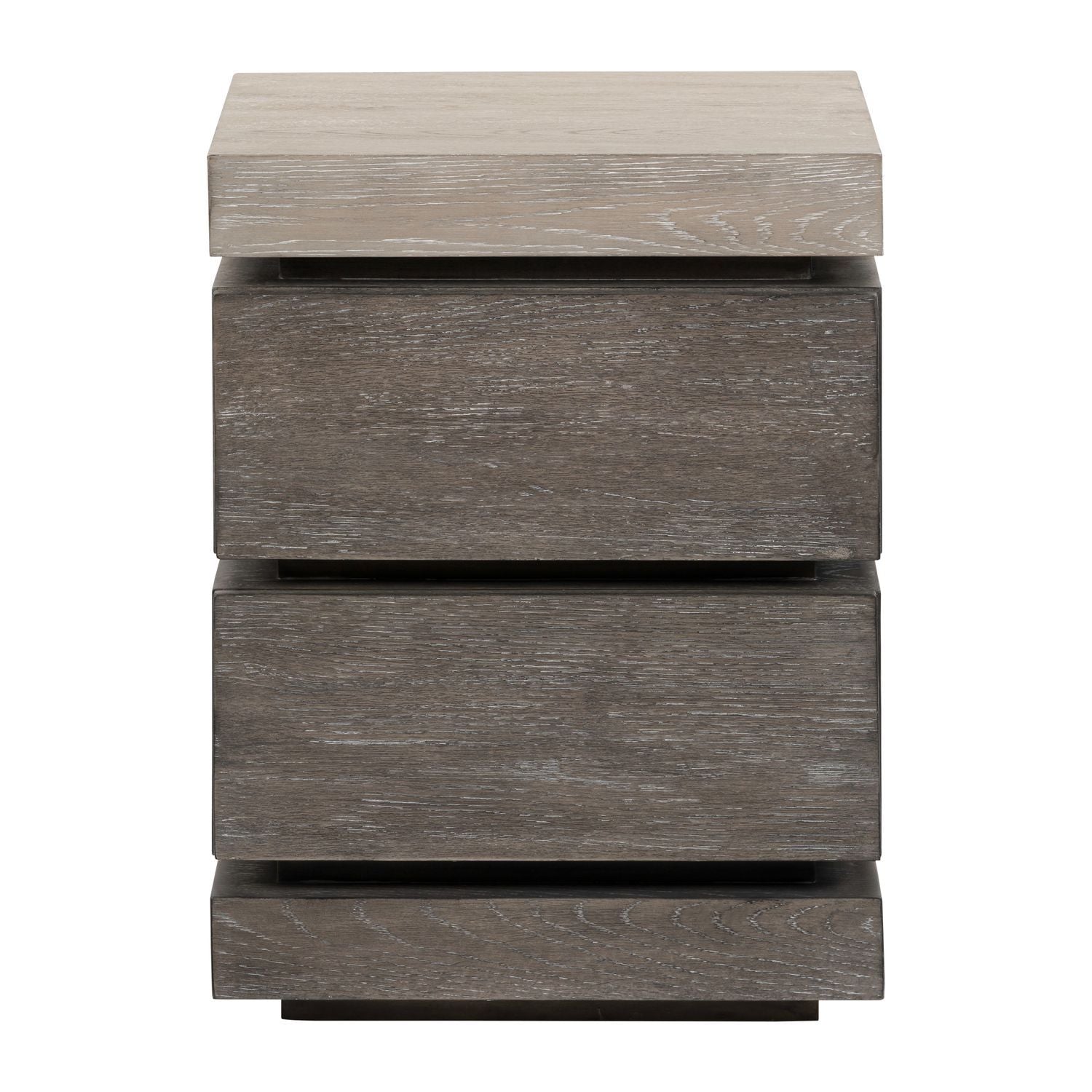 Piedmont - Chairside Table - Charcoal / Ash - Hornell Furniture Outlet