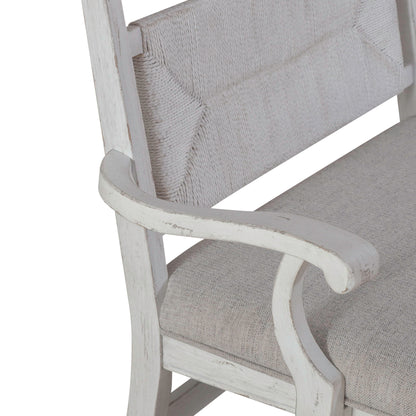 River Place - Panel Back Bench (RTA) - White - Hornell Furniture Outlet