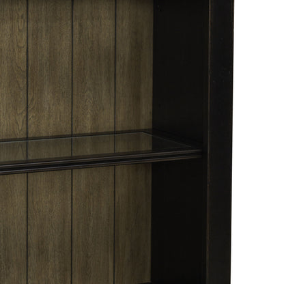 Meritage - Bunching Bookcase - Aged Charcoal - Hornell Furniture Outlet