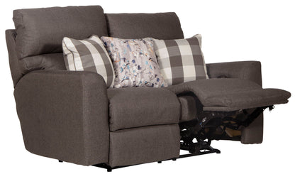 Searsport - Power Headrest Reclining Loveseat - Hornell Furniture Outlet