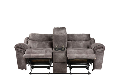 Nashville - Glider Recliner Console Loveseat - Hornell Furniture Outlet