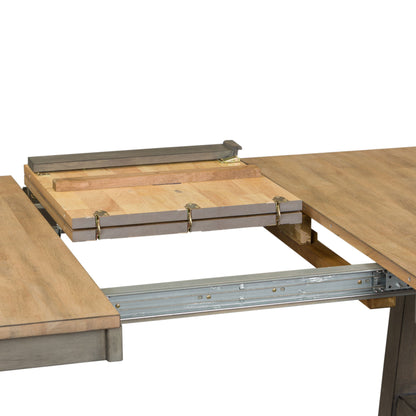 Lindsey Farm - Trestle Table Set - Hornell Furniture Outlet