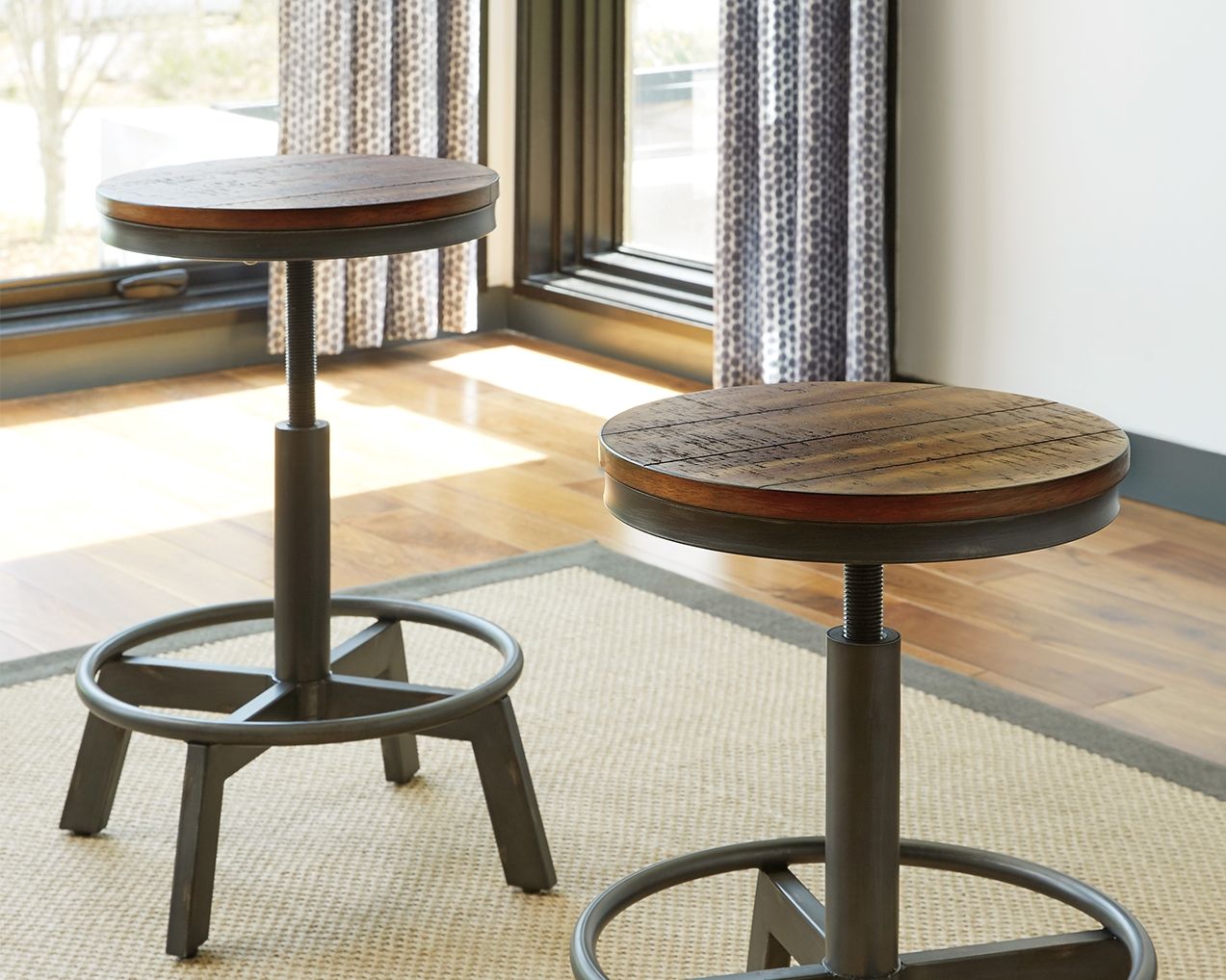 Torjin - Swivel Stool (Set of 2) - Hornell Furniture Outlet