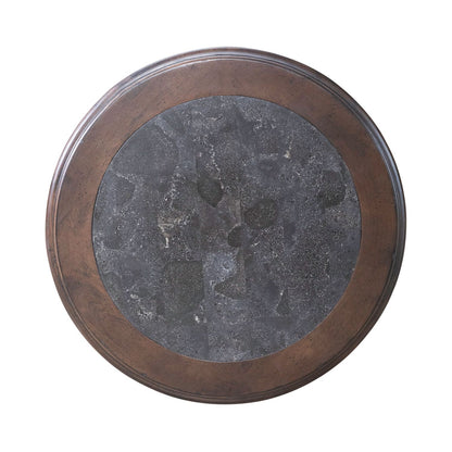Provence Park - Round End Table - Brown - Hornell Furniture Outlet