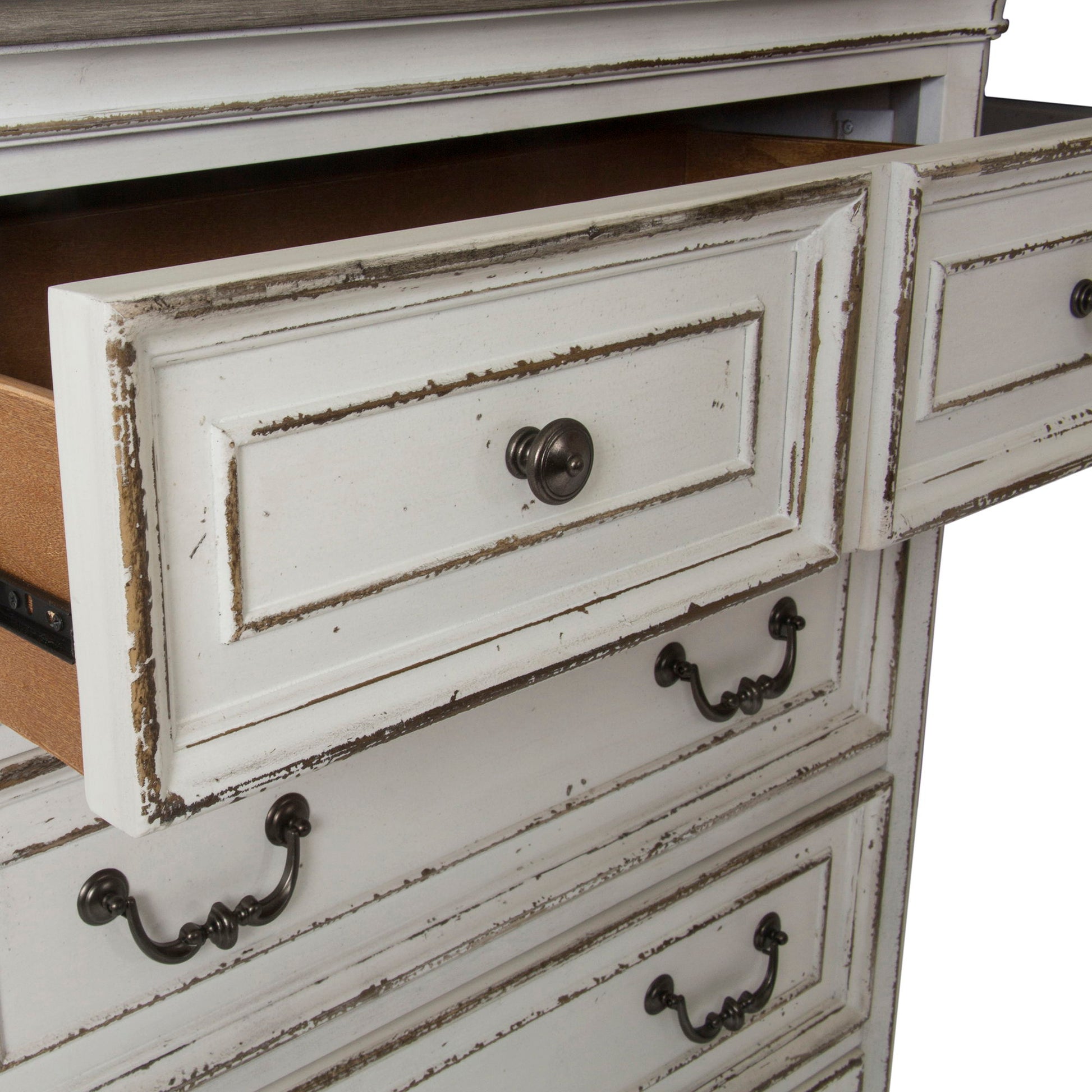 Magnolia Manor - 5 Drawer Chest - Hornell Furniture Outlet
