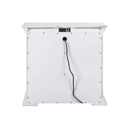 Big Valley - Bedside Chest With Charging Station - Hornell Furniture Outlet