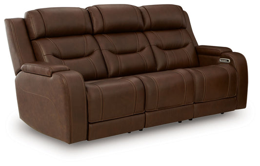 Knightington - Power Reclining Sofa With Audio Seating - Hornell Furniture Outlet