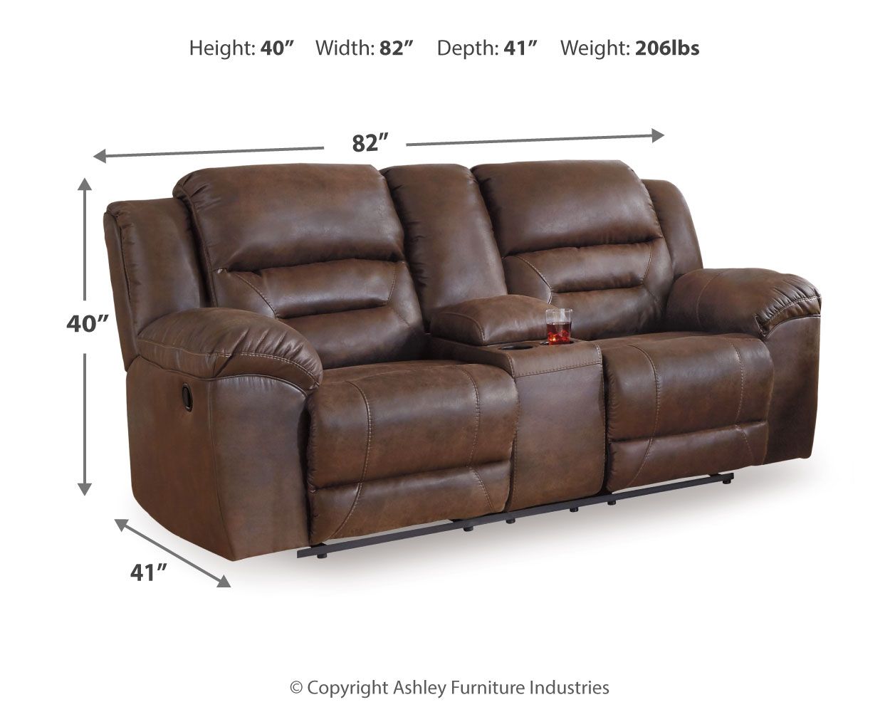 Stoneland - Reclining Loveseat - Hornell Furniture Outlet