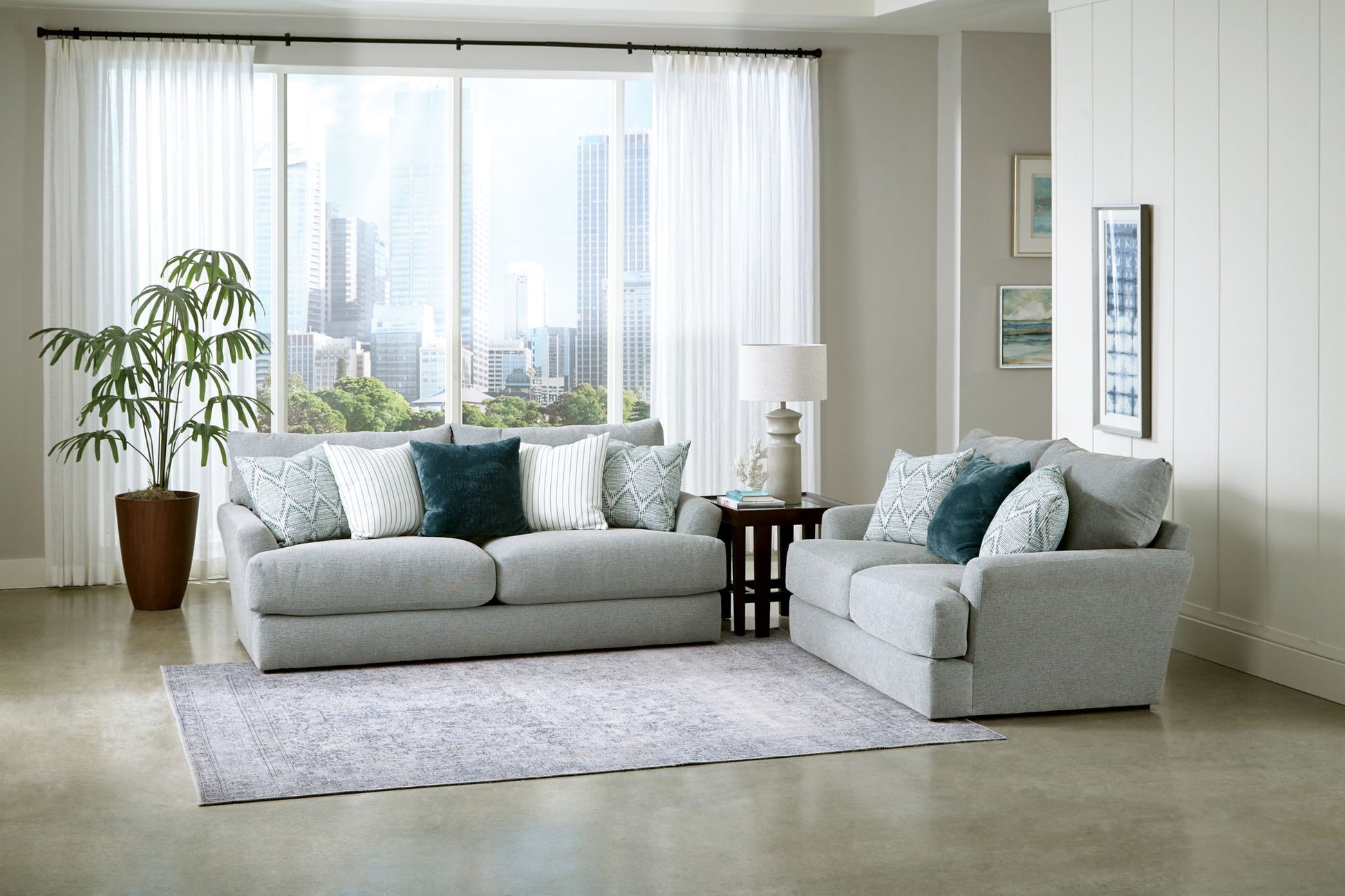 Howell - Loveseat - Hornell Furniture Outlet