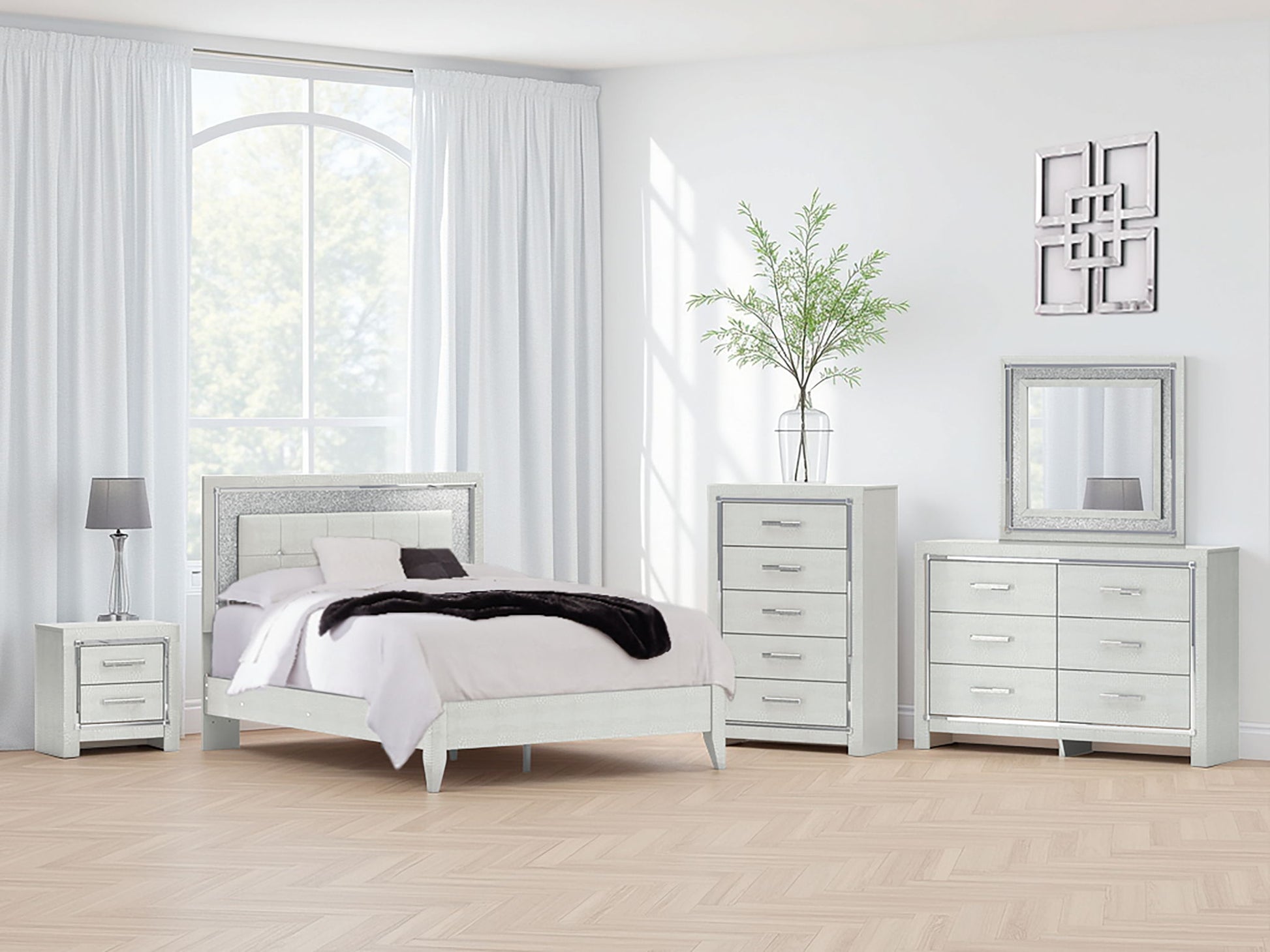 Zyniden - Upholstered Panel Bed - Hornell Furniture Outlet