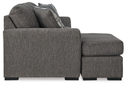 Gardiner - Pewter - Sofa Chaise - Hornell Furniture Outlet