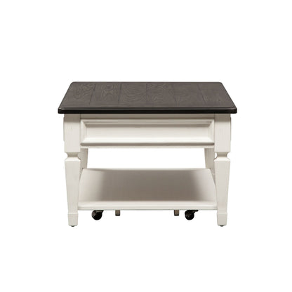 Allyson Park - Rectangular Cocktail Table - White - Hornell Furniture Outlet