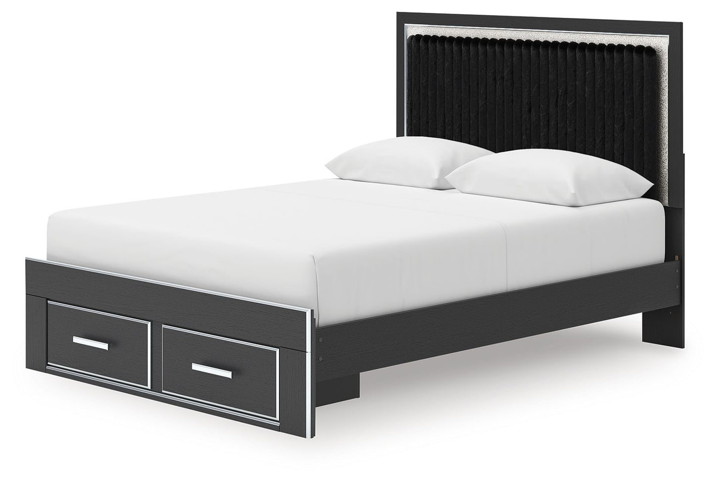 Zuraleus - Upholstered Panel Platform Storage Bed - Hornell Furniture Outlet