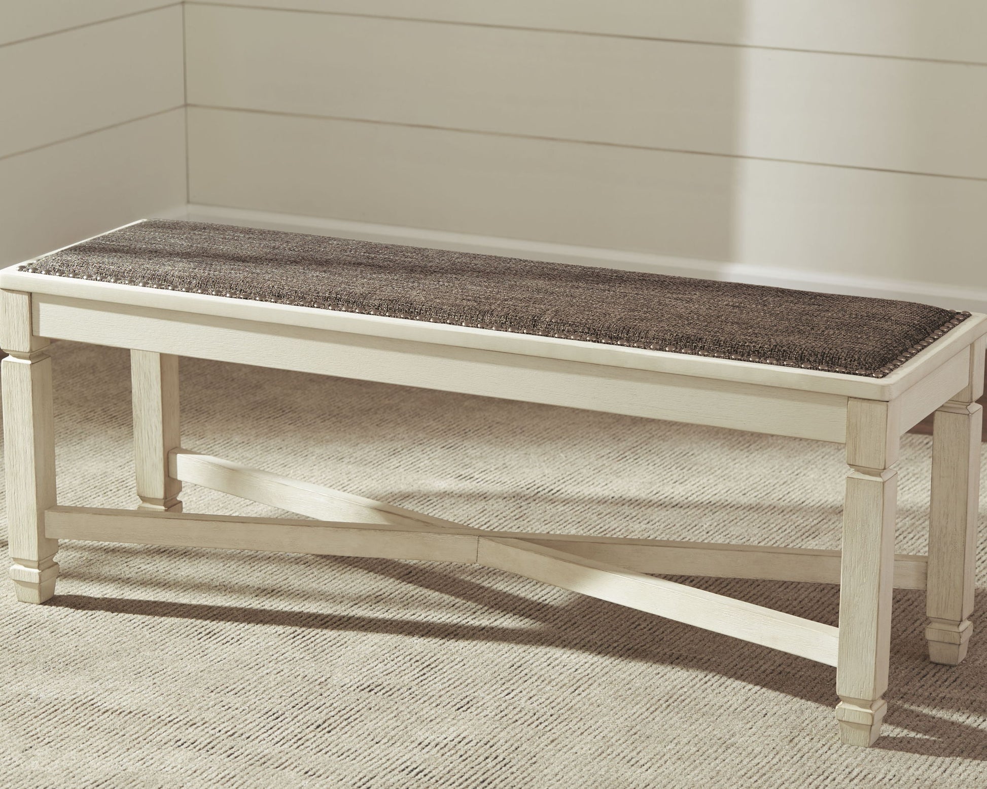 Bolanburg - Beige - Large UPH Dining Room Bench - Hornell Furniture Outlet
