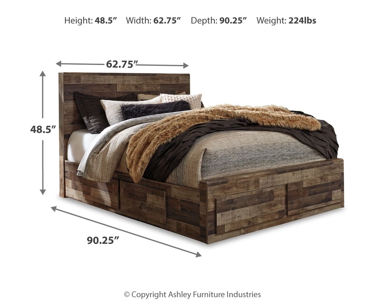 Derekson - Panel Bed - Hornell Furniture Outlet