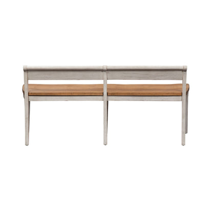 Farmhouse Reimagined - Bench - White - Hornell Furniture Outlet