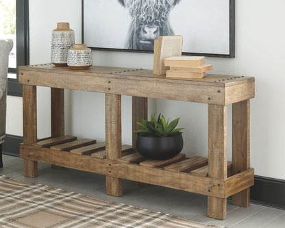 Susandeer - Brown - Console Sofa Table - Hornell Furniture Outlet