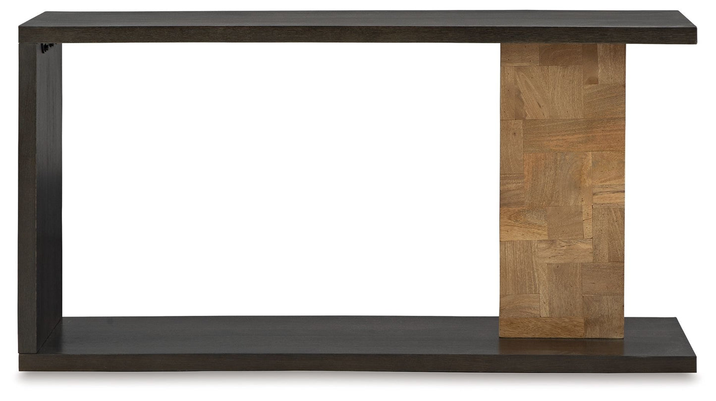 Camlett - Brown - Console Sofa Table - Hornell Furniture Outlet