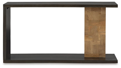 Camlett - Brown - Console Sofa Table - Hornell Furniture Outlet