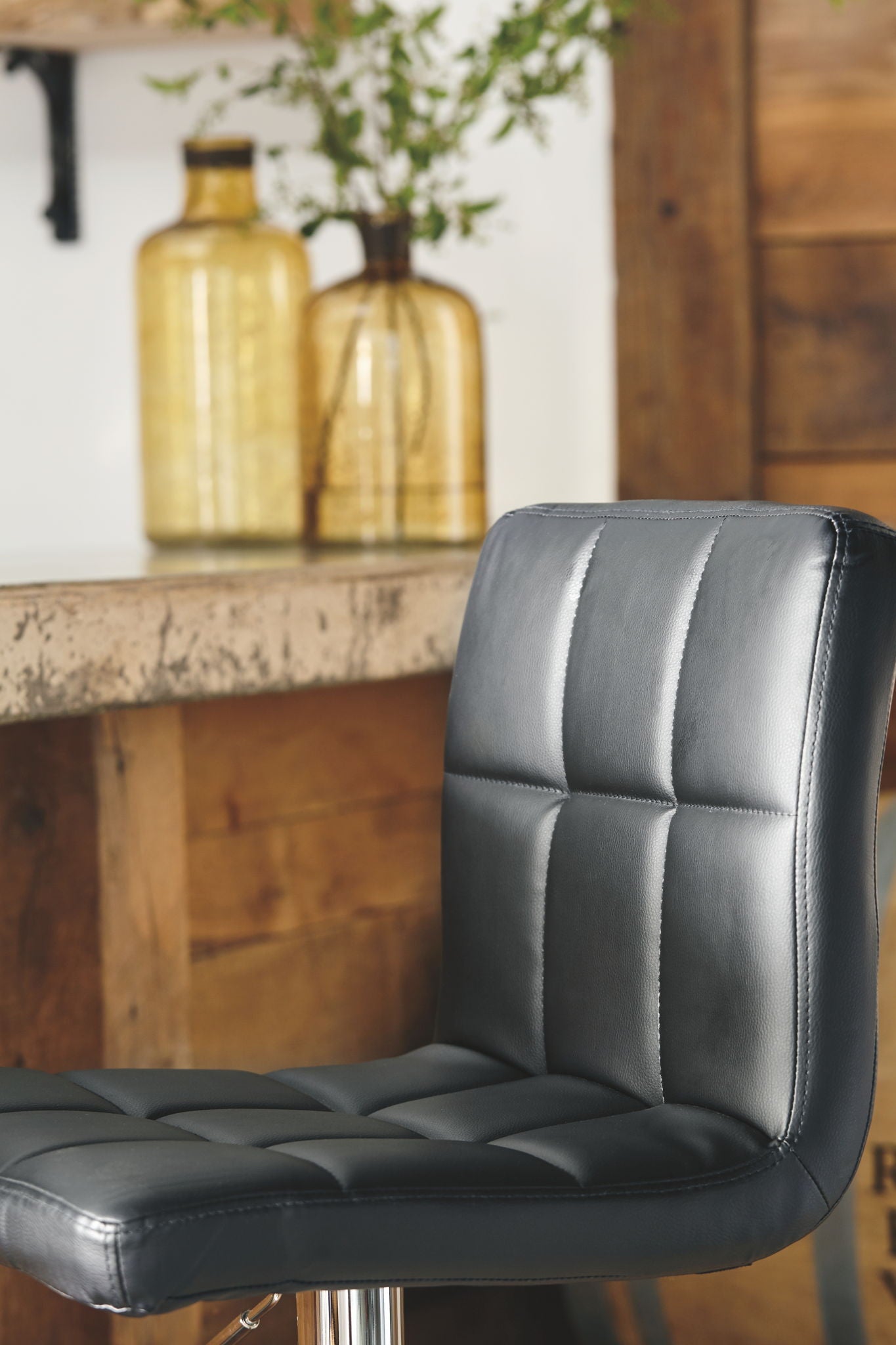 Bellatier - Adjustable Height Barstool (Set of 2) - Hornell Furniture Outlet