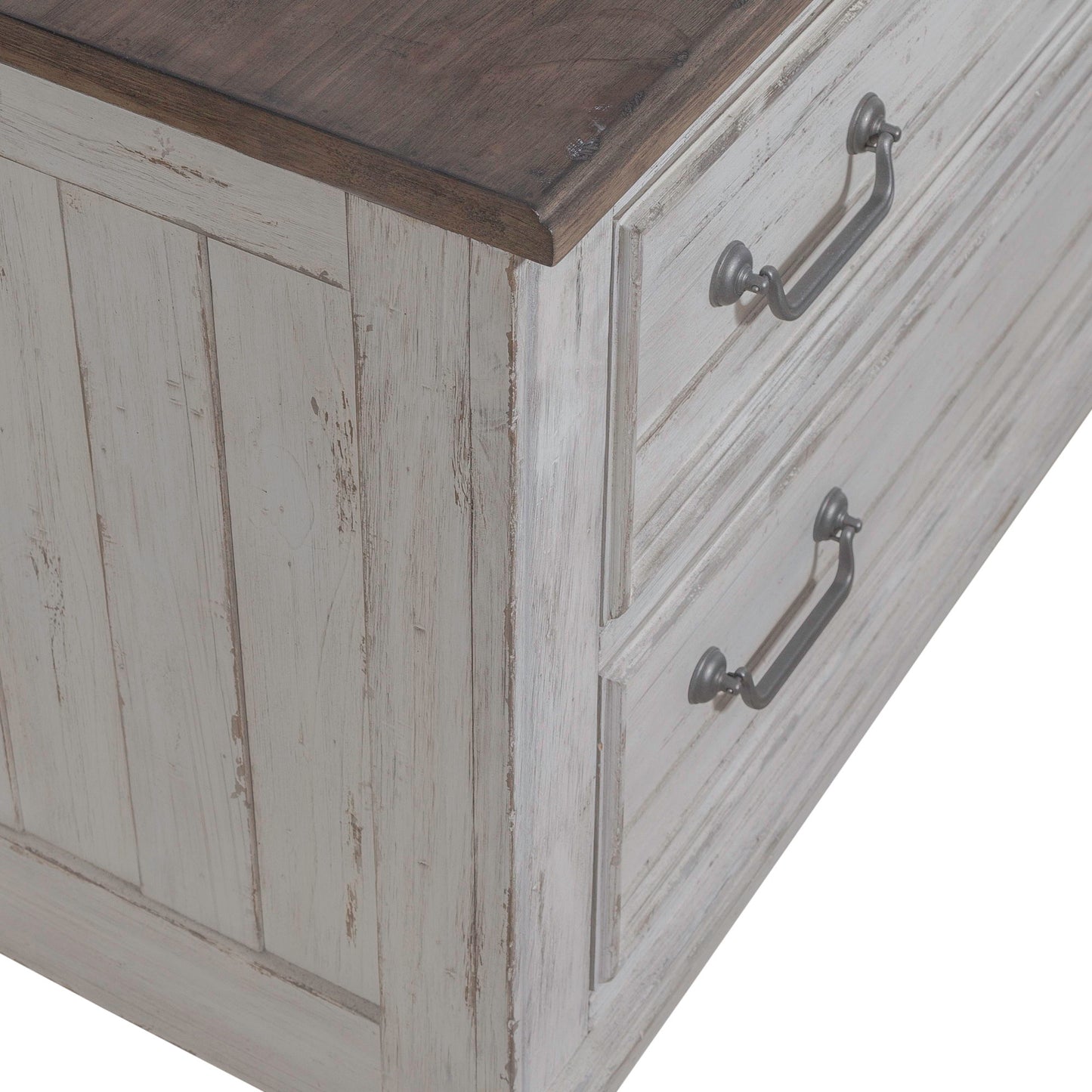 River Place - Curio Base - White - Hornell Furniture Outlet